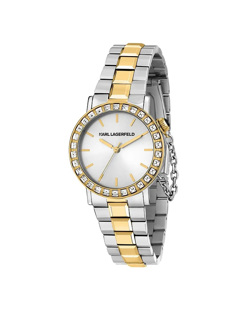Karl Lagerfeld Damenuhr Bicolor