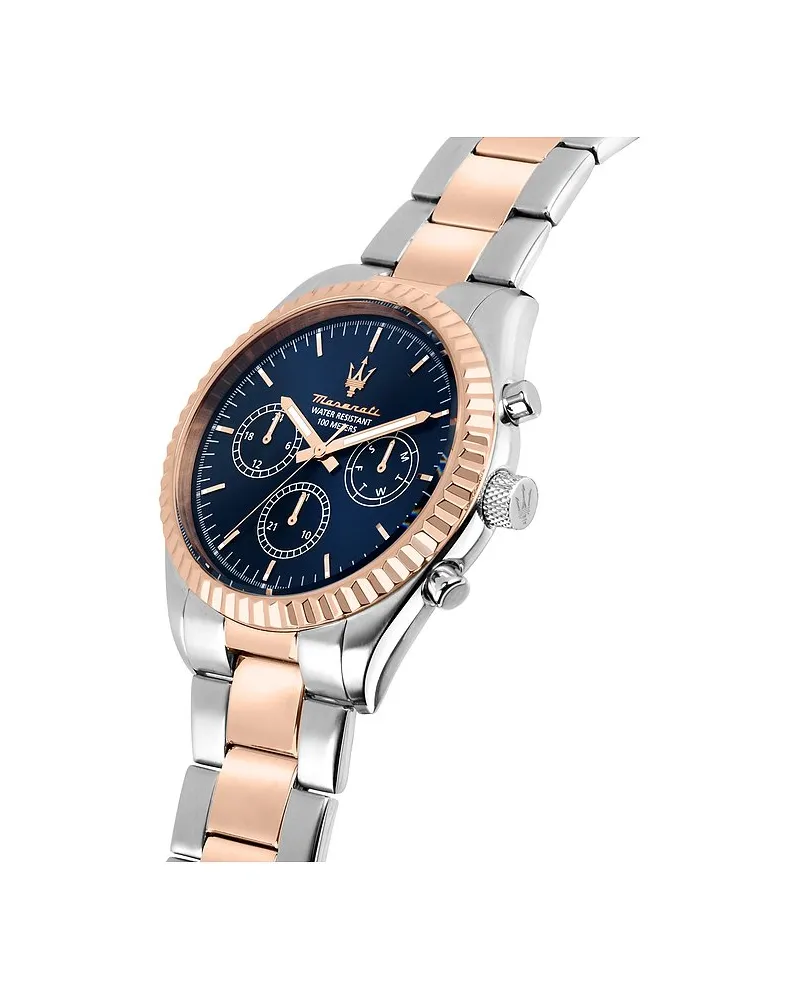 Maserati Herrenuhr Competizione Silber