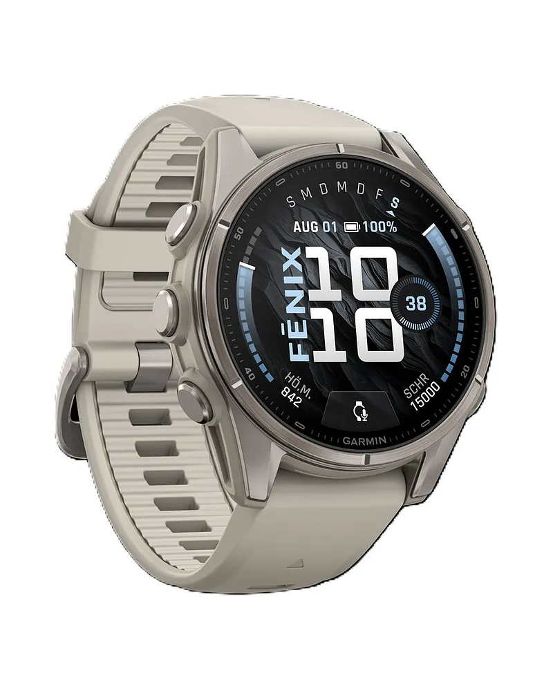 Garmin Smartwatch Fenix 9 – 43 mm Titan Grau