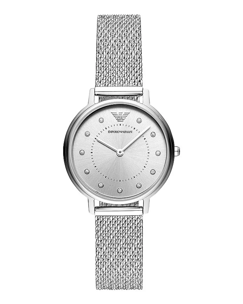 Emporio Armani Damenuhr Silber