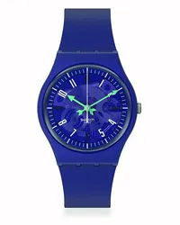 Swatch Unisexuhr Dunkelblau