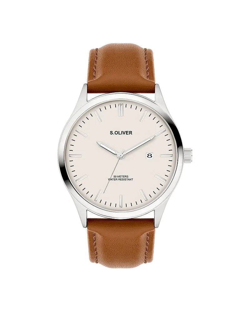 S.Oliver Herrenuhr Modern & Zeitlos Silber