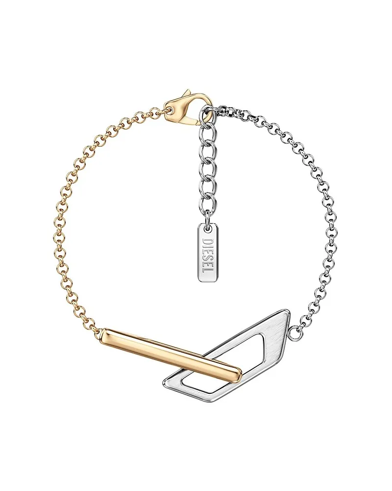 Diesel Armband D Logo Bicolor