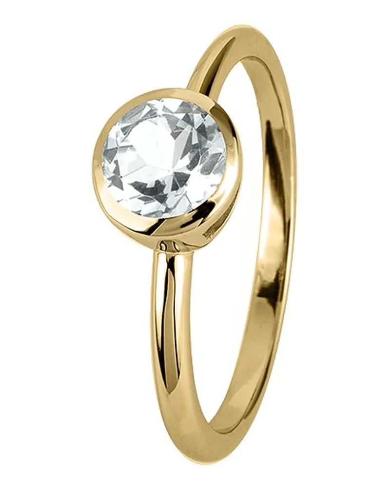 Jacques Lemans Damenring Gelbgold