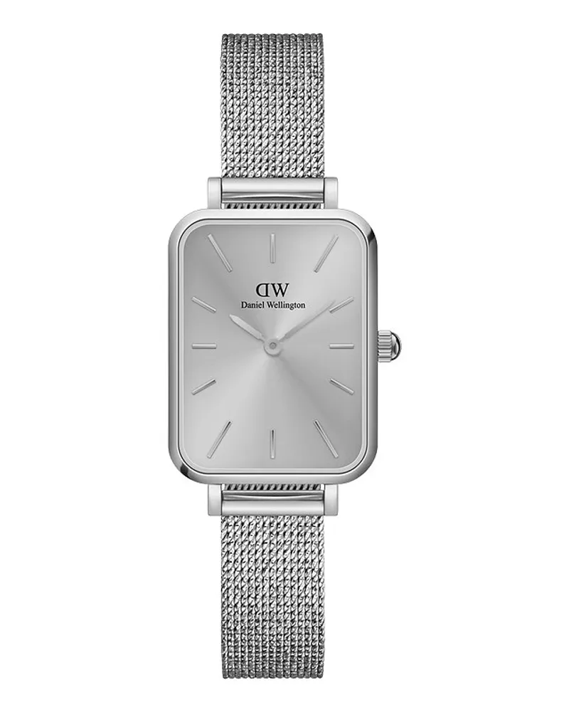 Daniel Wellington Damenuhr Quadro Silber