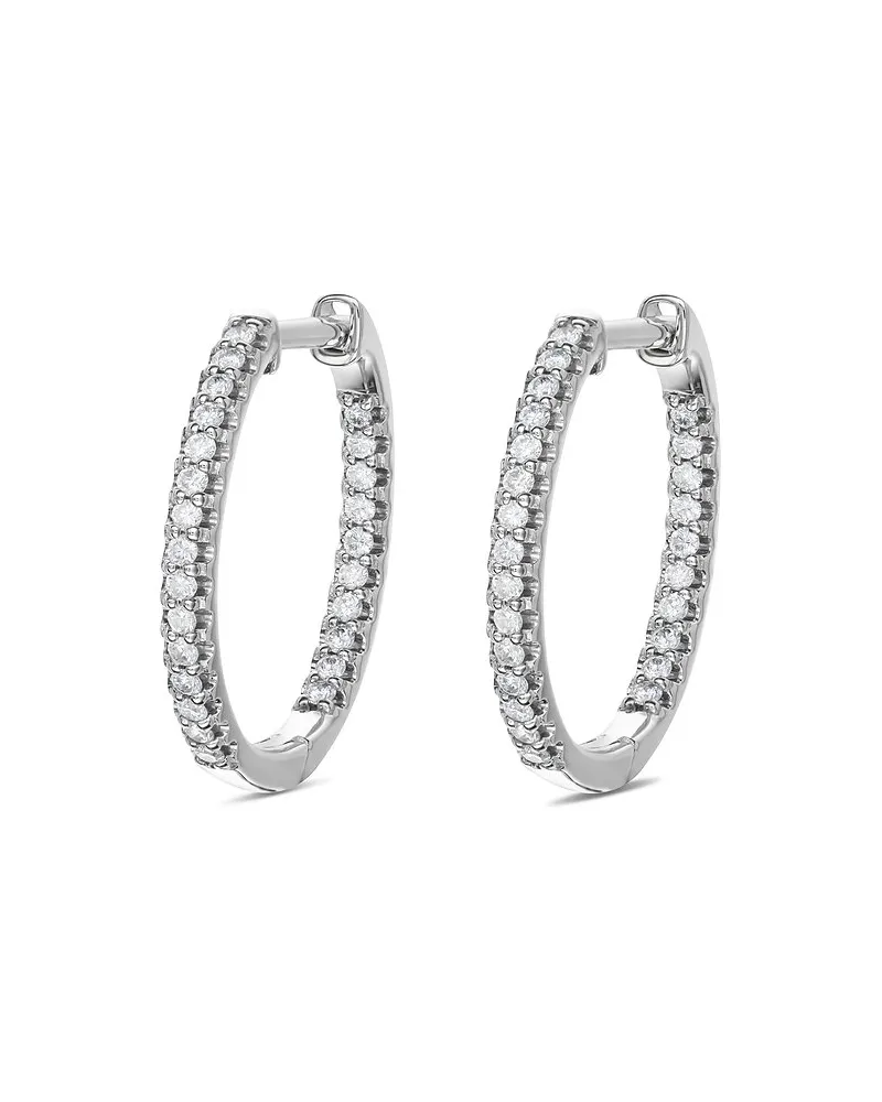 VALERIA Creolen Weißgold