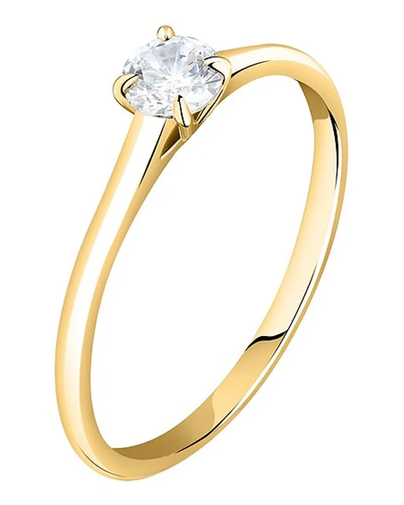 Live Diamond Damenring Gelbgold