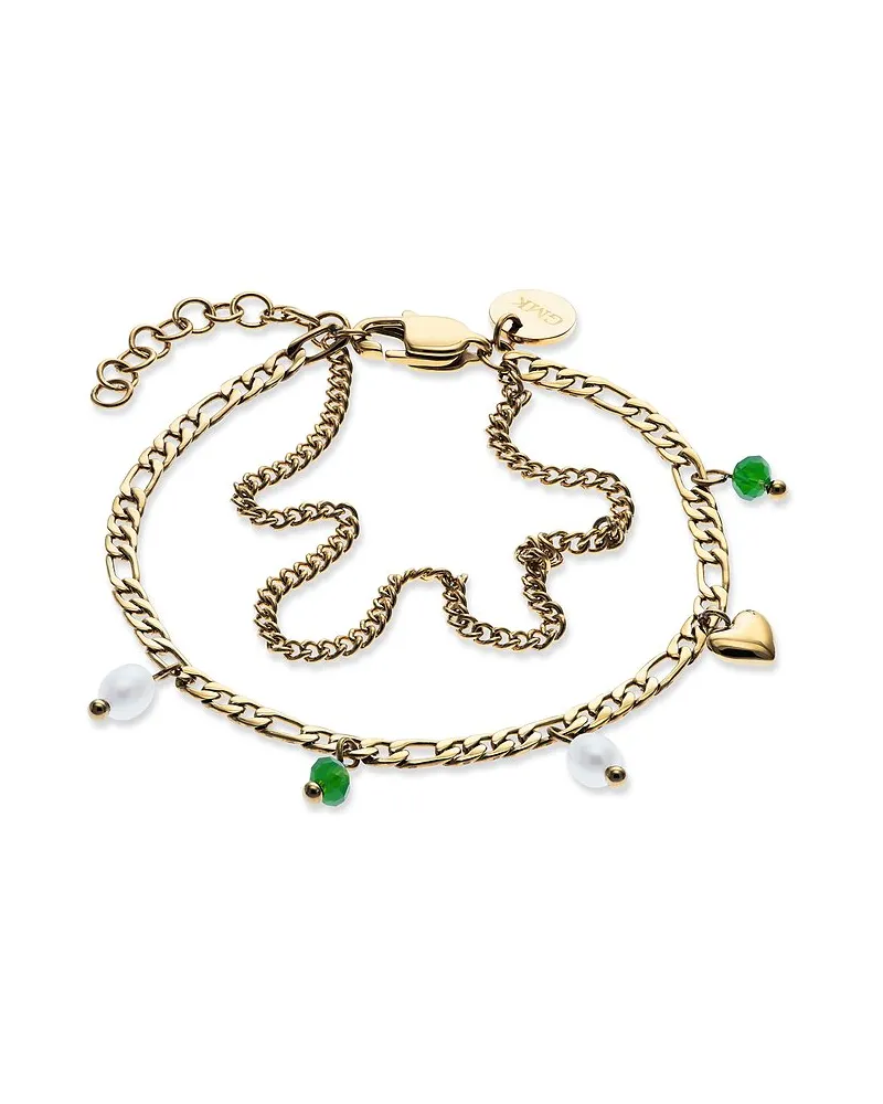 Guido Maria Kretschmer Armband COLORFUL Gelbgold