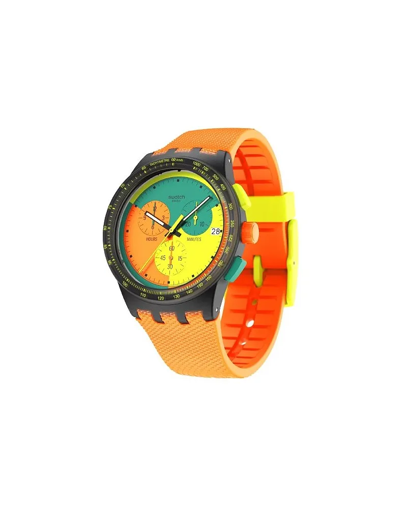 Swatch Unisexuhr 2509 SWATCH NEON Schwarz