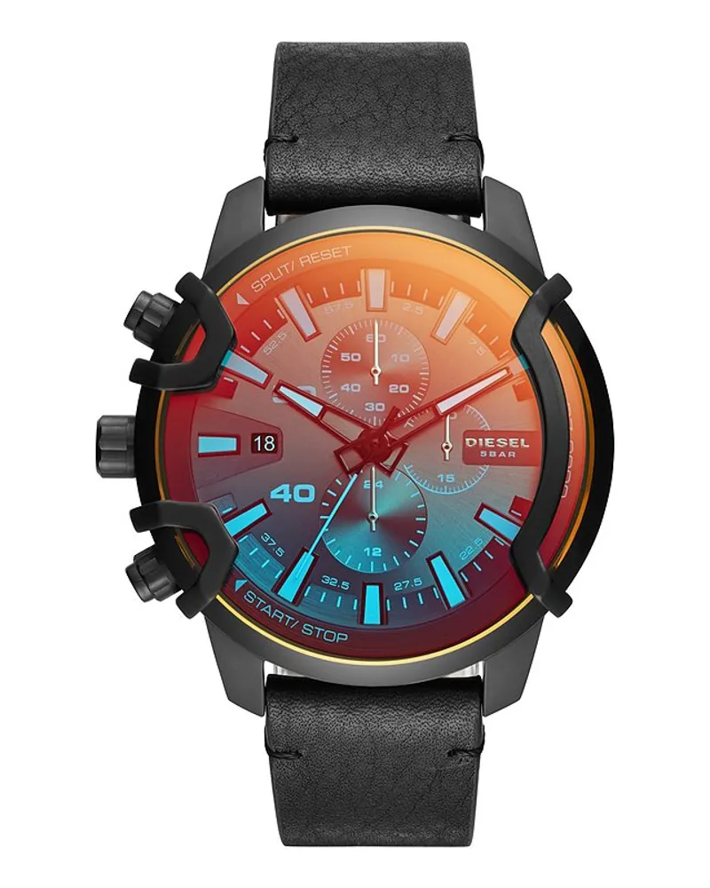 Diesel Chronograph Griffed Schwarz