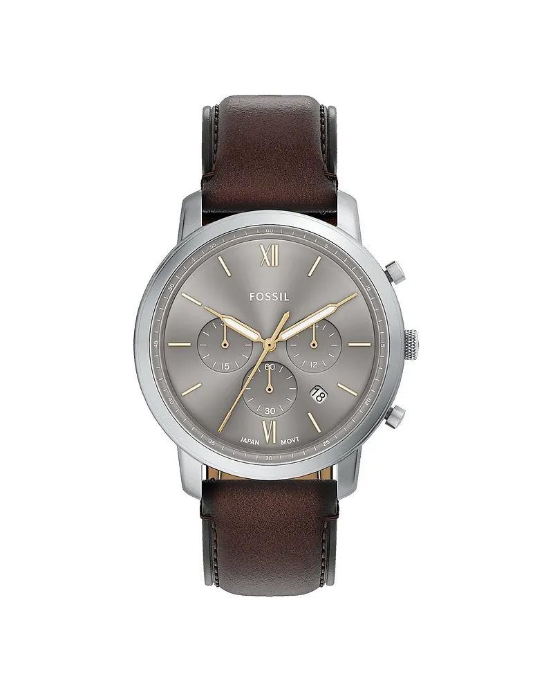 Fossil Chronograph Neutra Silber