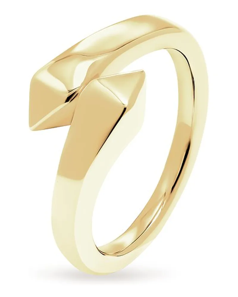 JETTE Damenring CHUNKY Gelbgold