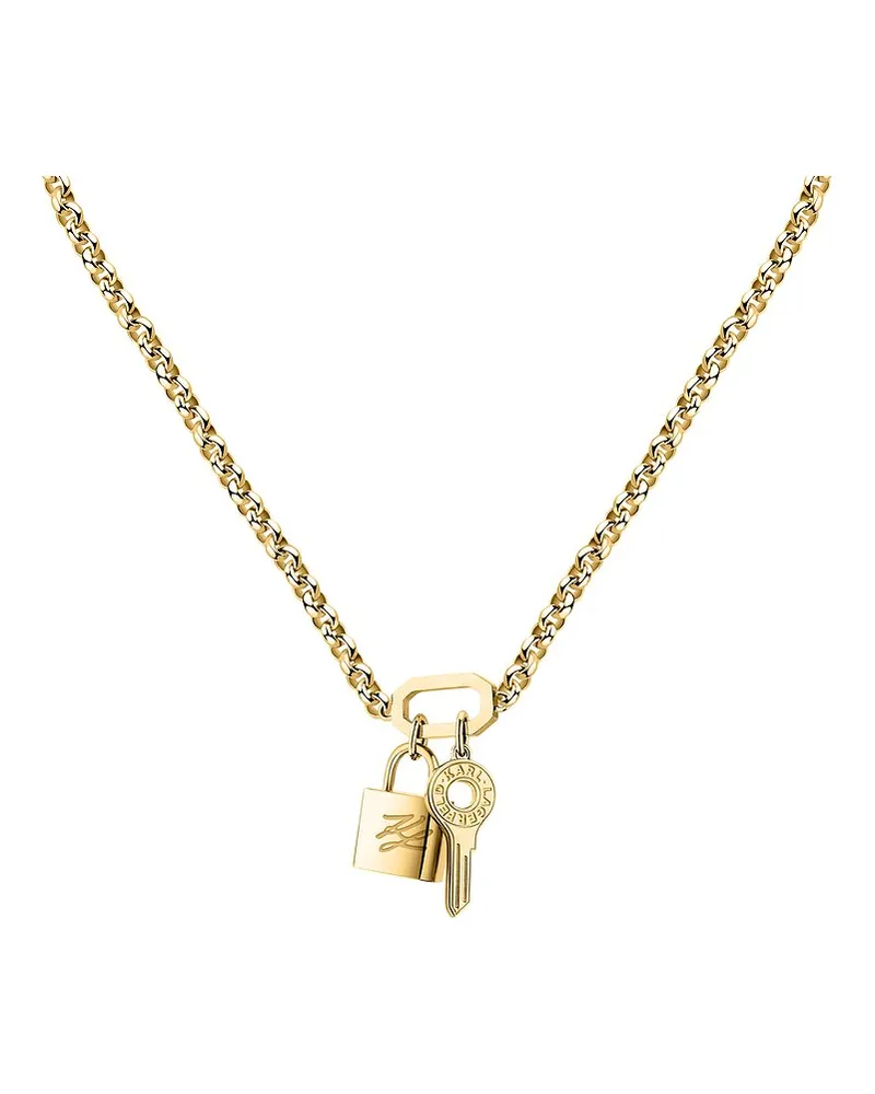 Karl Lagerfeld Kette Charms Gelbgold
