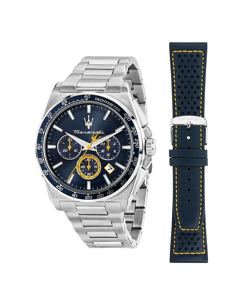 Maserati Uhren-Set inkl. Wechselarmband Velocita Bicolor