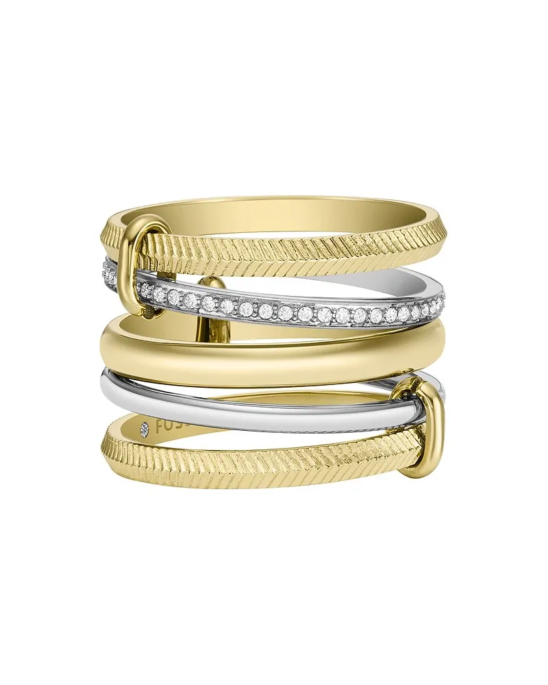 Fossil Damenring JEWELRY Bicolor