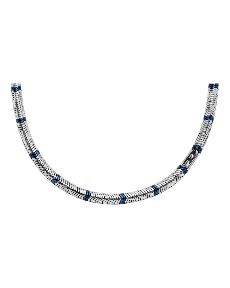 Diesel Kette D LOGO Silber