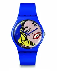 Swatch Unisexuhr Blau