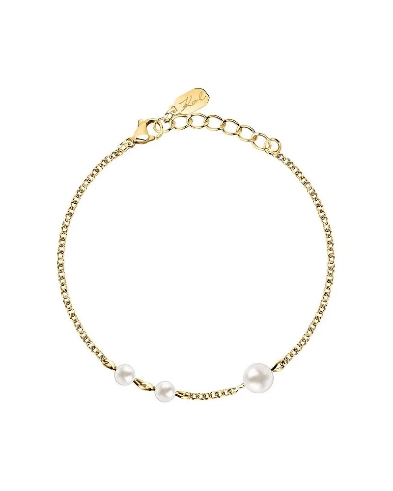 Karl Lagerfeld Armband Pearl Silber