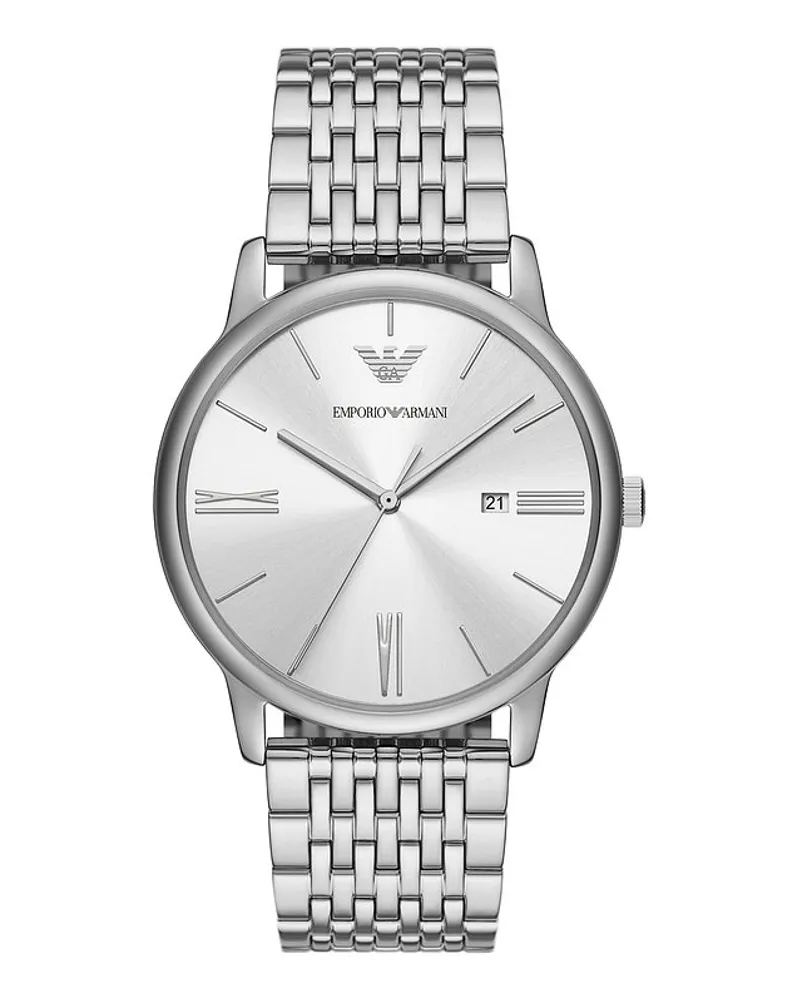 Emporio Armani Herrenuhr Silber