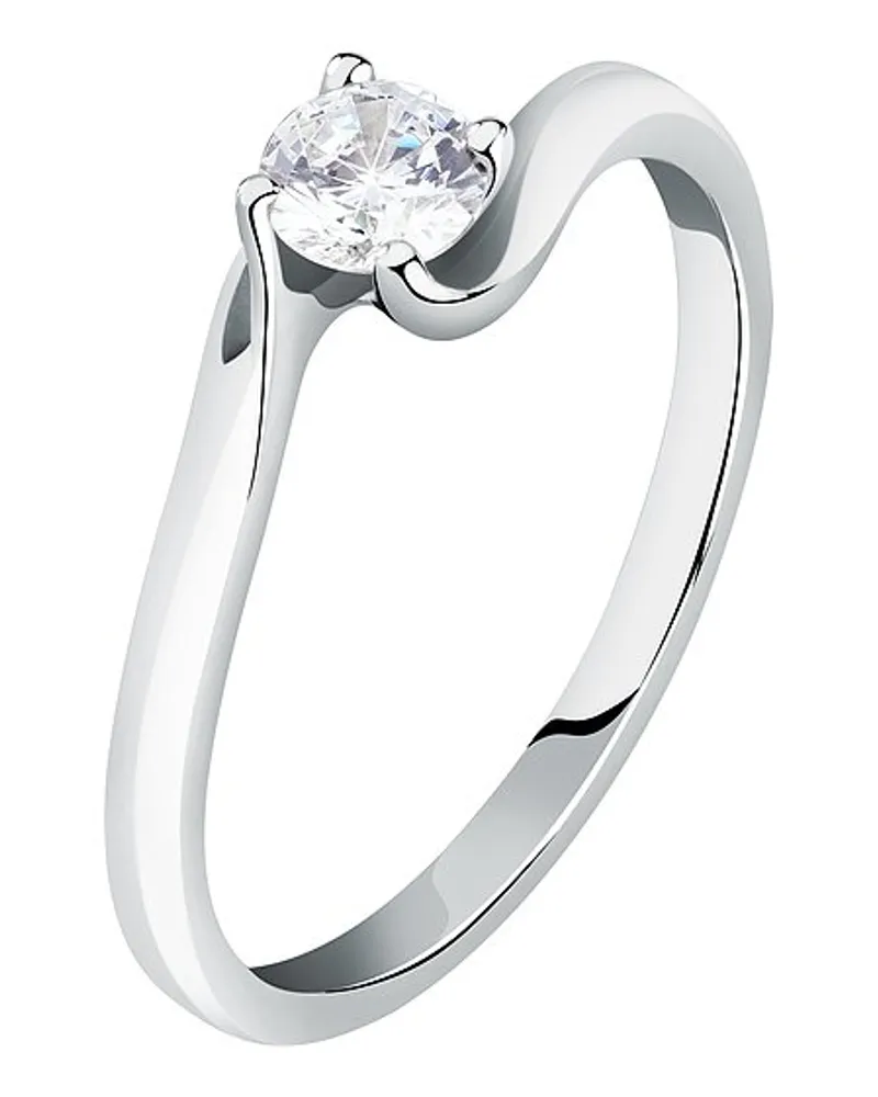 Live Diamond Damenring Weißgold