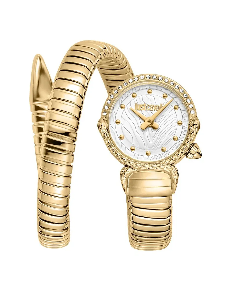 Just Cavalli Damenuhr Signature Snake Gold