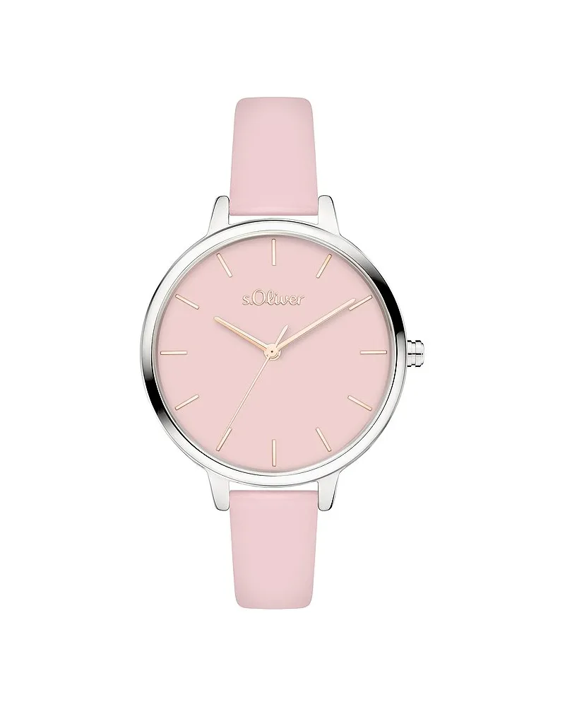 S.Oliver Damenuhr klassisch und zeitlos Silber