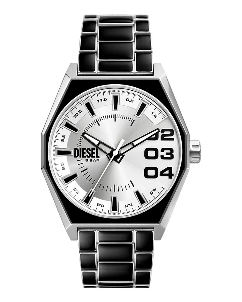 Diesel Herrenuhr SCRAPER Schwarz