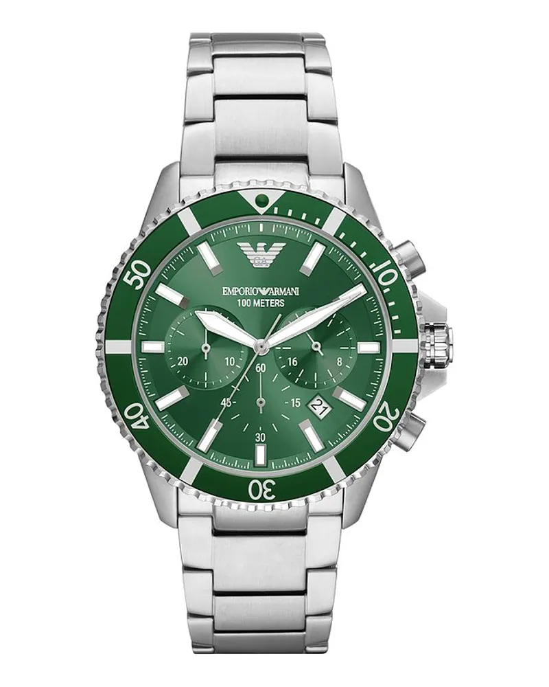 Emporio Armani Chronograph Silber