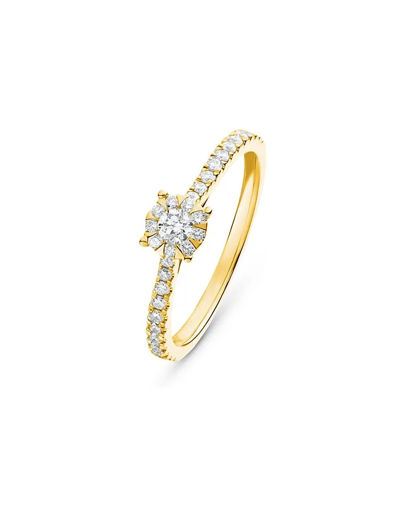 VALERIA Damenring Gelbgold