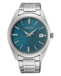 Seiko Herrenuhr Quarz Silber