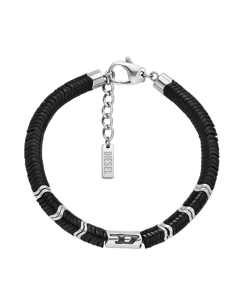 Diesel Armband D LOGO Schwarz