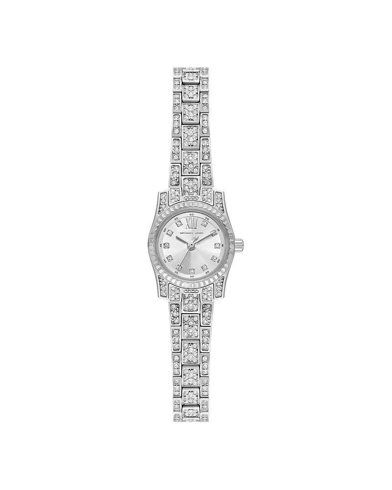 Michael Kors Damenuhr MICRO PETITE LEXINGTON Silber