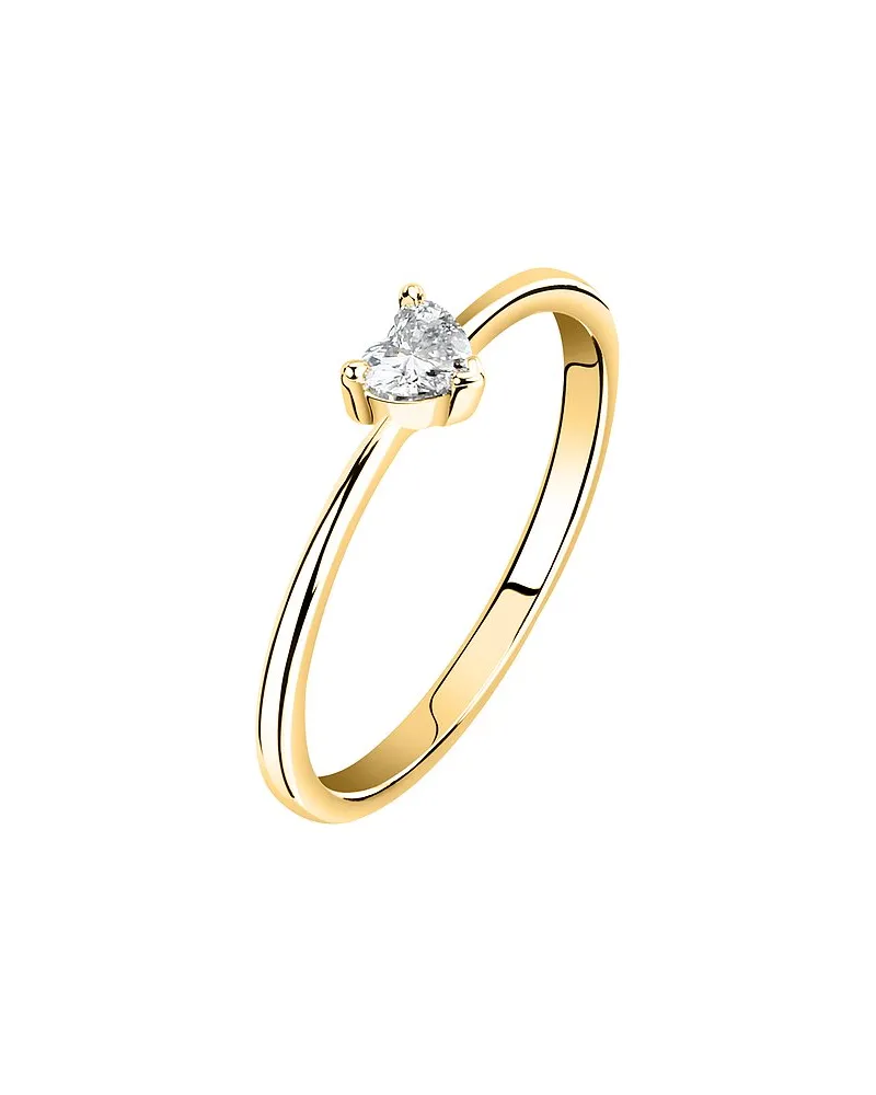 Live Diamond Damenring Gelbgold