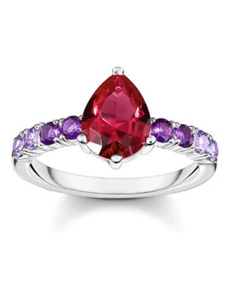 Thomas Sabo Damenring TS003 Mehrfarbig