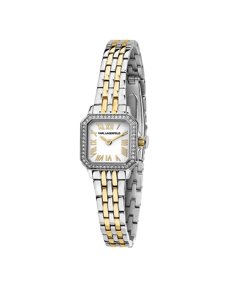 Karl Lagerfeld Damenuhr Icon Square Mini Silber