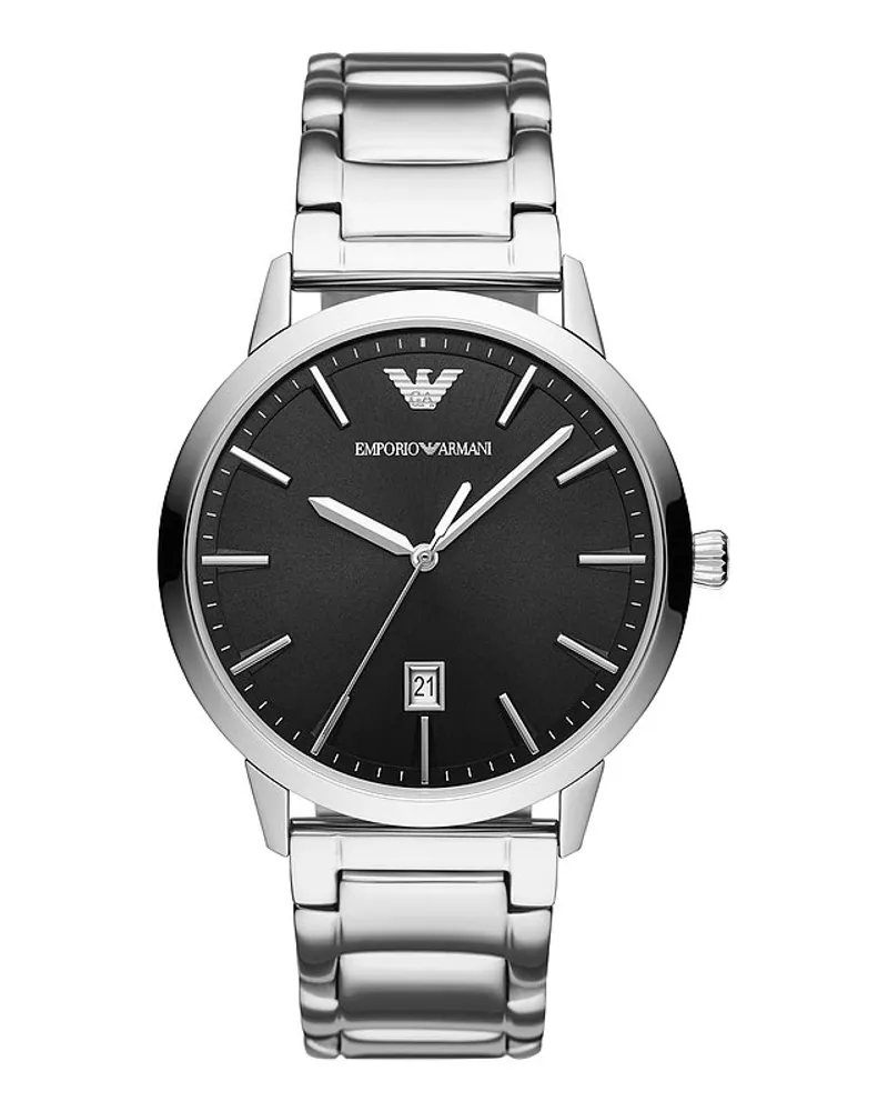 Emporio Armani Herrenuhr Silber