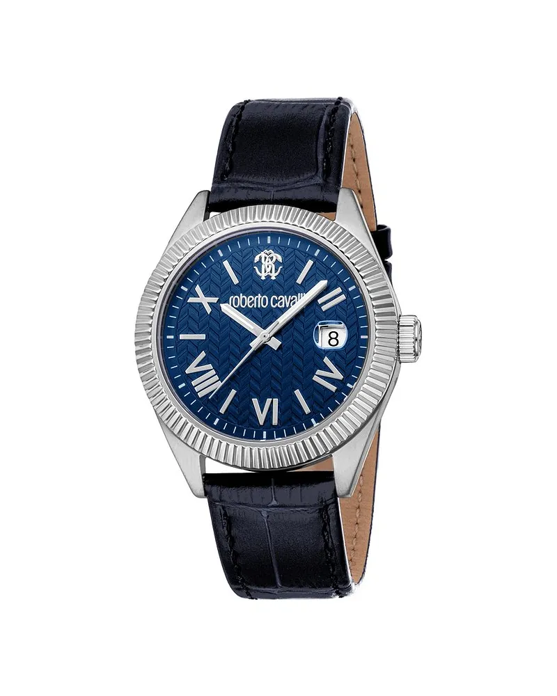 Roberto Cavalli Herrenuhr Uomo Classico III Silber