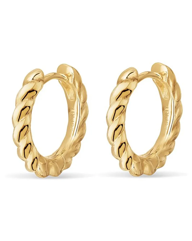 Esprit Creolen Twisted Gelbgold