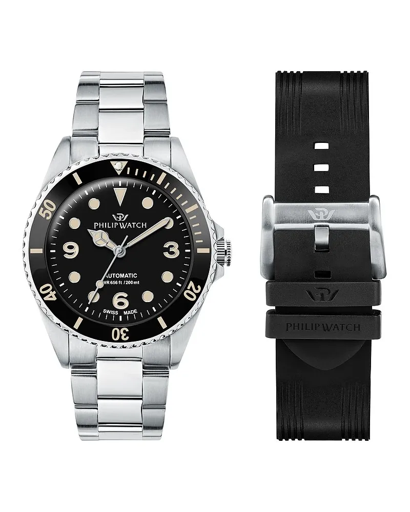 Philip Watch Uhren-Set inkl. Wechselarmband Caribe Diving Bicolor