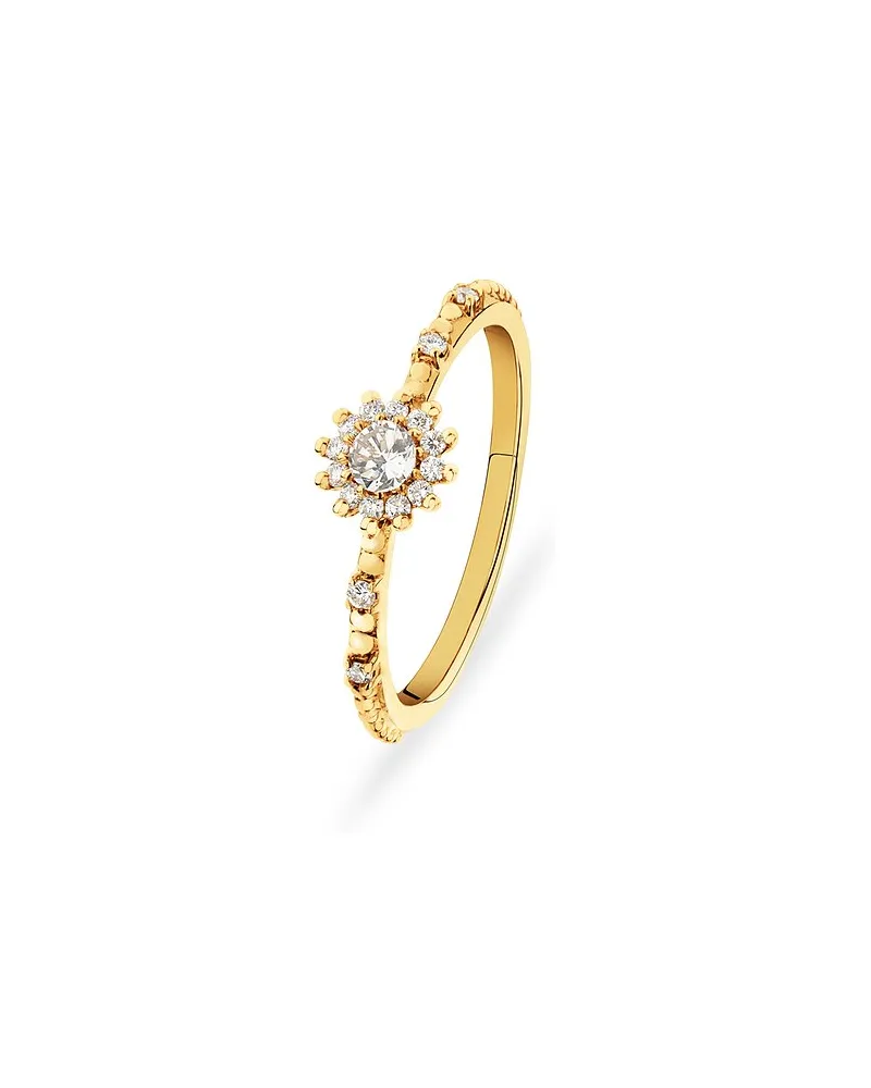 VALERIA Damenring Gelbgold