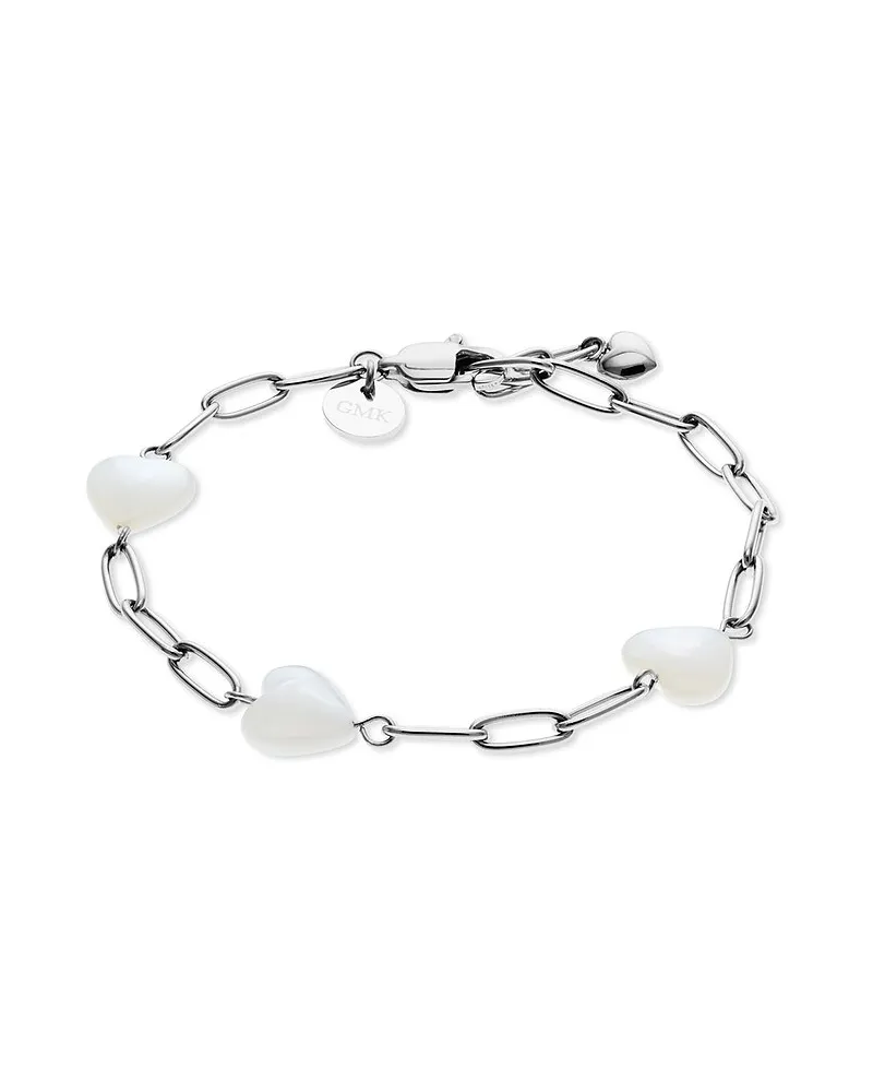 Guido Maria Kretschmer Armband PUFFY HEARTS MOP Silber