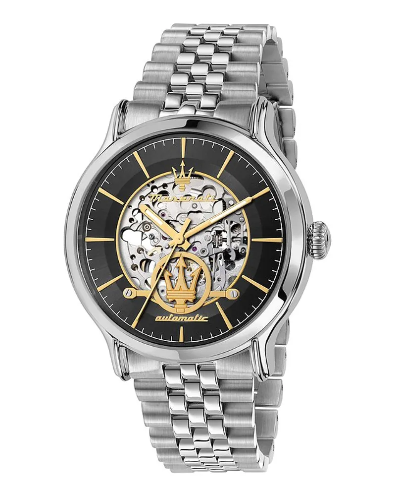 Maserati Herrenuhr Epoca Silber