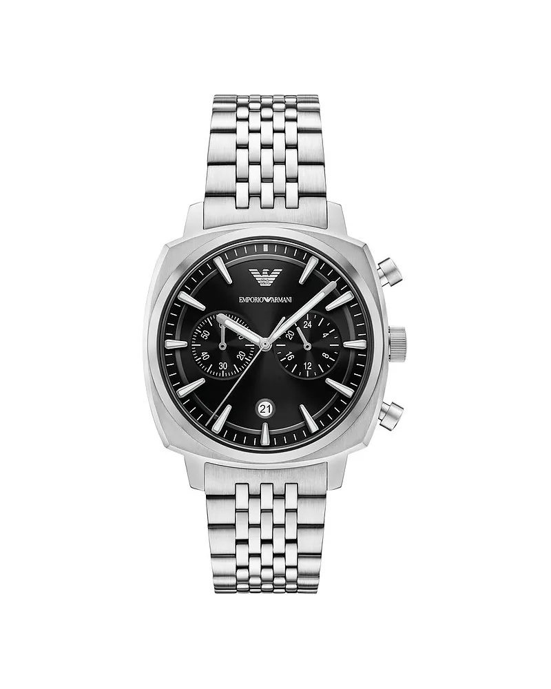 Emporio Armani Chronograph Silber