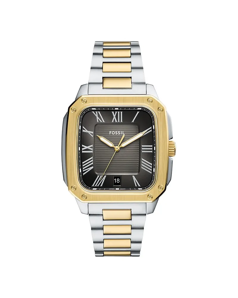 Fossil Herrenuhr Crosby Bicolor