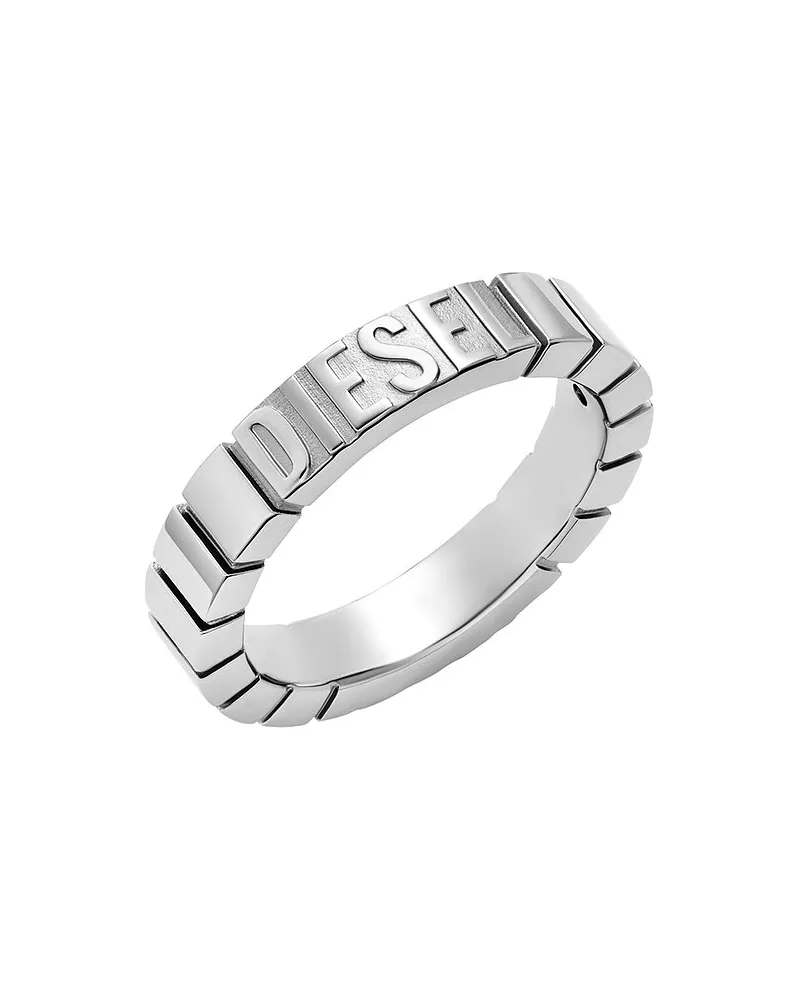 Diesel Damenring DIESEL FONT Silber