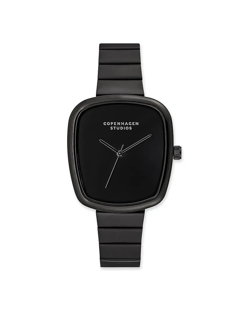 Copenhagen Damenuhr Curved Schwarz