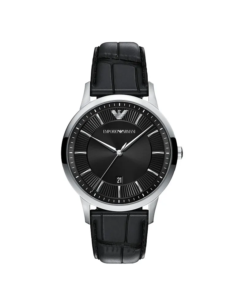 Emporio Armani Herrenuhr Silber