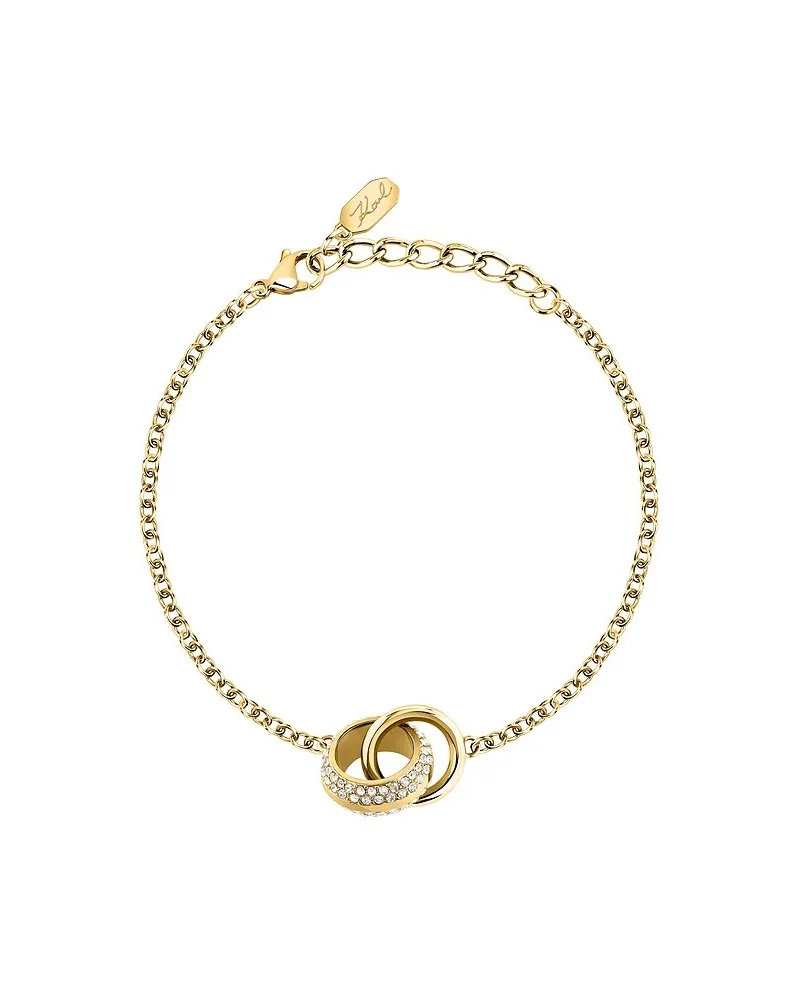 Karl Lagerfeld Armband Bond Pave Gelbgold