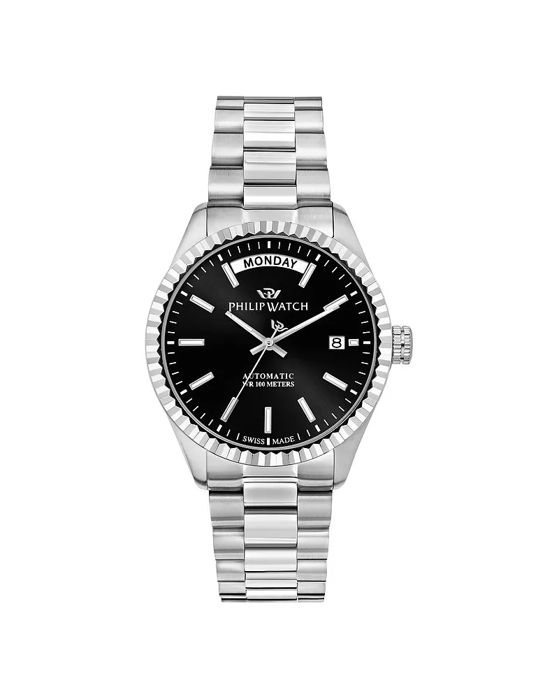 Philip Watch Herrenuhr Caribe Urban Silber
