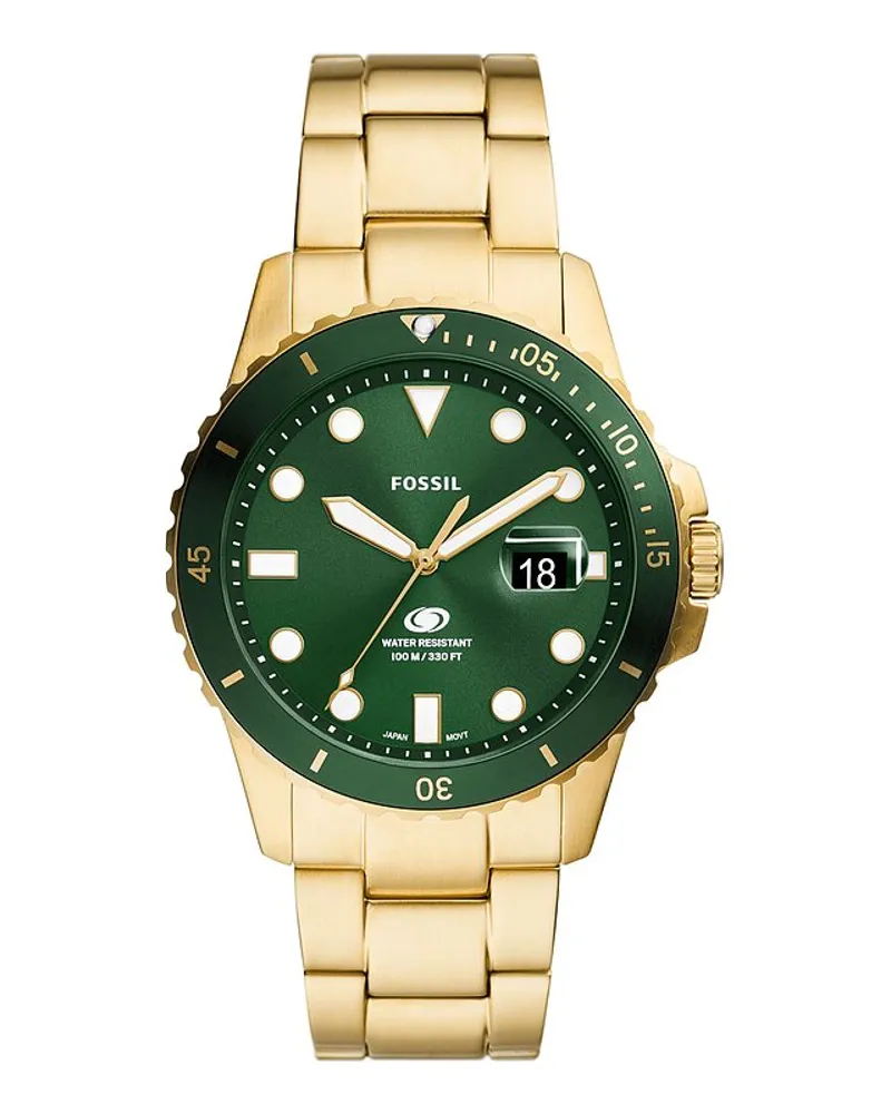 Fossil Herrenuhr FOSSIL BLUE DIVE Gold
